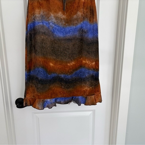 Katie K Y2K Crushed Velvet Babydoll Midi Dress Size M - Picture 3 of 7